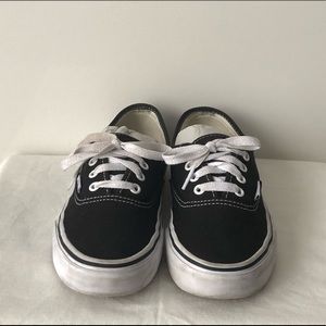 Vans Authentic Black for Youth Size 5.0